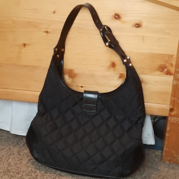 Burberry brook quilted nylon hobo handbag - Picture 2 of 13